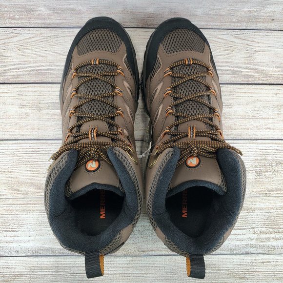 Merrell Moab 2 Mid GTX Hiking Boots Earth Men's Size 12.5 - Picture 7 of 9